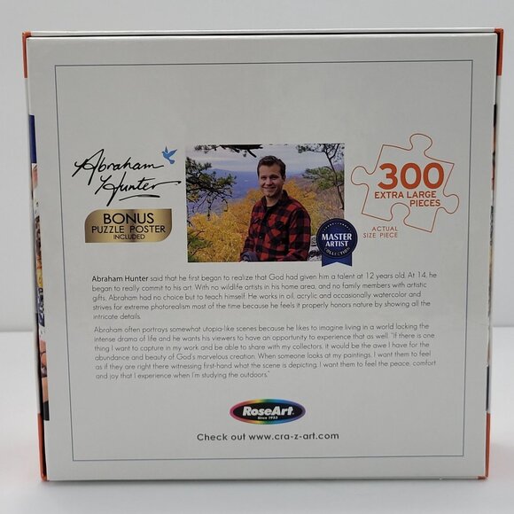 Cra-Z-Art Abraham Hunter Spring Bunny 300 Extra Large Pieces Jigsaw Puzzles NIB - Picture 2 of 2